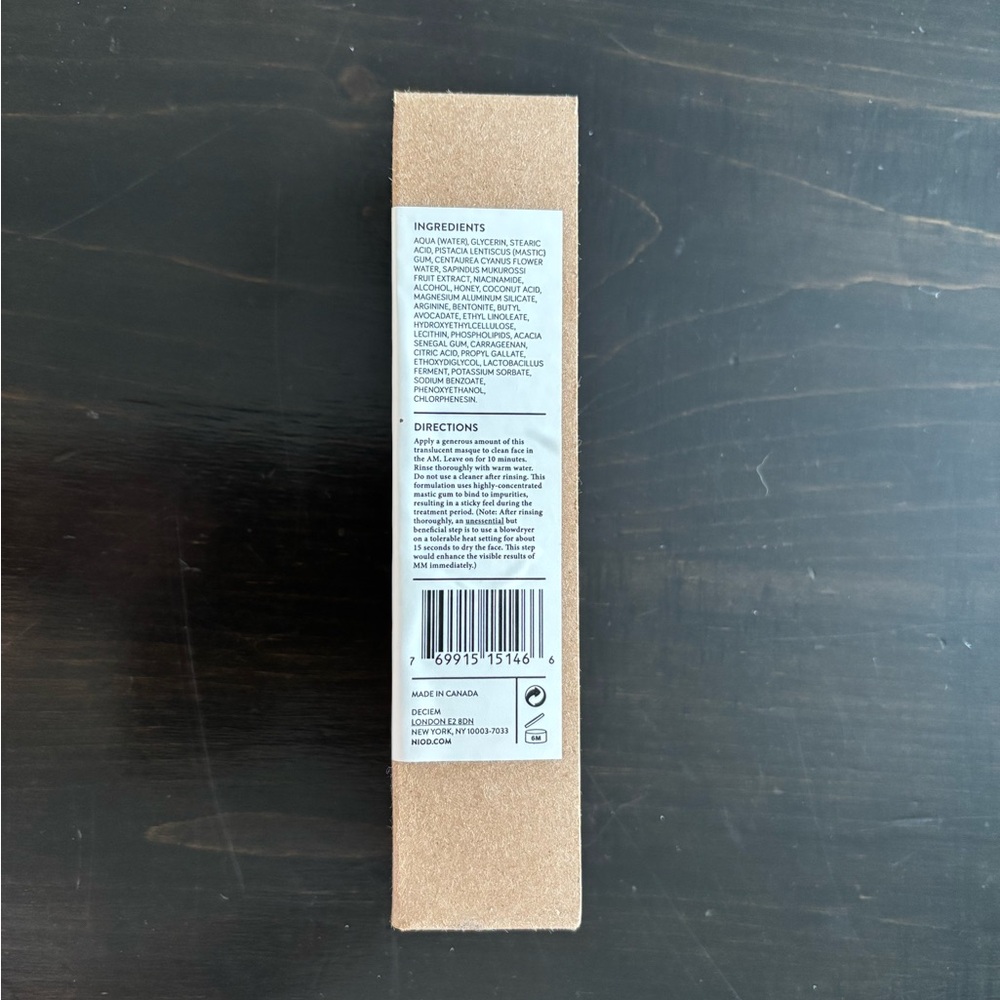 NIOD Mastic Must - 10 Minute Face Masque. New in sealed box. 90ml - Picture 7 of 12